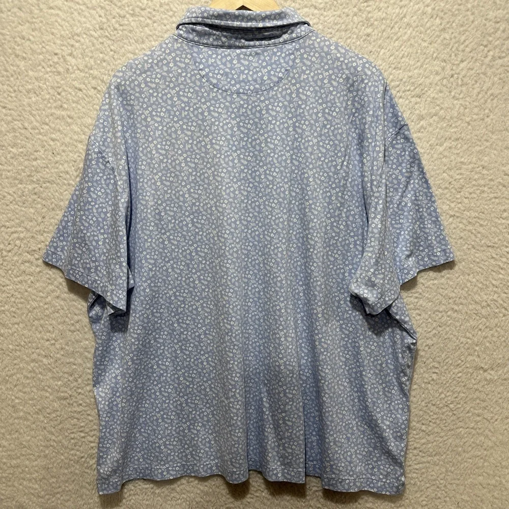 Ralph Lauren Polo Golf Shirt Size 3XB Floral Classic Men's Old Money Design‎
